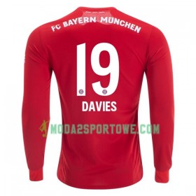 Koszulka Bayern Monachium Alphonso Davies 19 Domowe Stroje Piłkarskie 2019/20 Długi Rękaw